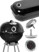 Carica l'immagine nel visualizzatore di Gallery, HomeTools. - Termometro analogico per barbecue, resistente alla temperatura, per BBQ e affumicatore, diametro 5 cm, rang