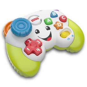 Fisher-Price Controller Gioca & Impara Ridi & Impara, Joystick Giocattolo Musicale per l'Infanzia con Luci e Contenuti Educativi, Giocattolo per Bambini 6-36 mesi, Edizione UK-Inglese , FWG12