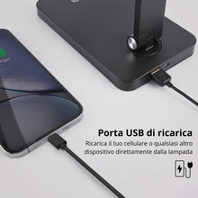 Carica l'immagine nel visualizzatore di Gallery, NUOVA GERMANY Lampada da Scrivania LED Protezione Degli Occhi, lampada Touch Control Pieghevole per cameretta,ufficio, c