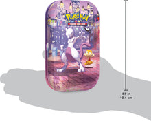 Carica l'immagine nel visualizzatore di Gallery, Pokémon: miniscatola da collezione Mewtwo dell’espansione 30° Anniversario del GCC Pokémon (1 foglio di adesivi, 1 carta