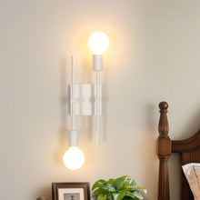 Carica l'immagine nel visualizzatore di Gallery, Riserva Applique da Parete Moderno Bianco E27 Lampada da Parete Industriale