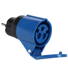 Carica l'immagine nel visualizzatore di Gallery, FANTON 78001-E Adattatore industriale, spina schuko 2P+T 16A, presa 2P+T 16A 200-250V 6h IP44