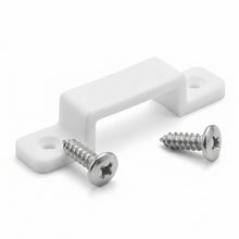 Carica l'immagine nel visualizzatore di Gallery, QWORK® 100 Pezzi Clip per Fissaggio Strisce LED, 12mm Clip per Supporto in Silicone per Fissaggio Strisce LED RGB 1210 (