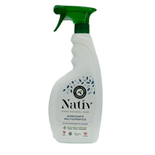 Carica l'immagine nel visualizzatore di Gallery, Nativ Igienizzante Multisuperficie 100% Naturale. 3 Flaconi da 750 ml. Igienizzante Liquido per la Casa con Olio di Eucalipto. Ideale per bagni, cucine e tutte le superfici domestiche.