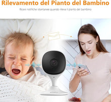 Carica l'immagine nel visualizzatore di Gallery, Imou Telecamera Wi-Fi Interno 2K, Telecamera Interna, 3MP Baby Monitor