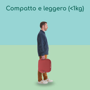 Bebeconfort Manga i-Safe Rialzo Auto, Alzatina auto per bambini 6-12 anni, 125-150 cm, Seggiolino auto leggero e compatto, Seduta imbottita, colore Full Sunset