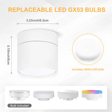 Carica l'immagine nel visualizzatore di Gallery, GeyouLux Faretto da soffitto LED Orientabili, 7W 800LM Faretti LED Soffitto Interno 350°+90°, Alluminio, Lampadina LED G