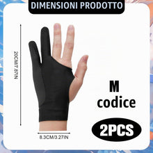 Carica l'immagine nel visualizzatore di Gallery, Guanto da Disegno, Guanto per Disegnare Tavoletta Grafica, Guanti Anti-Tocco Accidentale a 3 Strati Guanto, Guanti Table