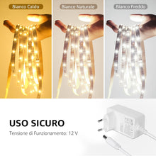 Carica l&#39;immagine nel visualizzatore di Gallery, Lepro 5M Striscia LED Dimmerabile, 3000K-6000K (Bianco Caldo a Freddo) Strisce LED Autoadesive, 3 Modalità, 300 LED SMD 2835, 12V Striscia Luminosa LED Flessibile per Decorazione Interna Casa Festa