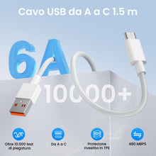 Carica l'immagine nel visualizzatore di Gallery, Caricabatterie Rapido 33W compatibile con Xiaomi Redmi Note 14 Serie, Per Redmi Note 13, 13 Pro, 13 Pro+, 12, 11, 10, 10