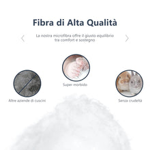 Carica l'immagine nel visualizzatore di Gallery, TESQ Cuscini Letto 50x70 cm Set di 2 Cuscino Morbidi e Confortevoli, Qualità Alberghiera di Lusso, Traspiranti e Anallergici, Ideali per Chi Dorme di Lato, sulla Schiena e a Pancia in Giù, Lavabili