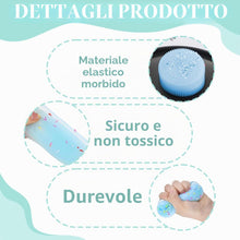 Carica l'immagine nel visualizzatore di Gallery, KYLOS Giochi Da Schiacciare Antistress 4 Pezzi, Taba Squishy, Fufu Squishy, Squishy, Colore Blu, Giocattolo Ultra Morbid