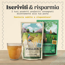 Carica l'immagine nel visualizzatore di Gallery, NaturaleBio Bucce di Psillio Bio 99% di Purezza Testata e Senza Glutine