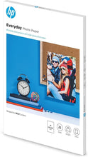 Carica l&#39;immagine nel visualizzatore di Gallery, HP Carta Fotografica Lucida HP Everyday Q5451A, Grammatura 200 g/m2, Formato A4, Confezione da 25 Fogli