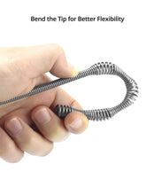 Carica l'immagine nel visualizzatore di Gallery, QWORK® Molla Sonda Sturatubi - 10M x 6mm - per Scarico Vasca e Lavello Cucina