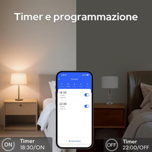 Carica l'immagine nel visualizzatore di Gallery, LoraTap Adattatore portalampada Wi-Fi intelligente, controllo vocale Alexa/Google, gruppi e timer su Smart Life, potenza