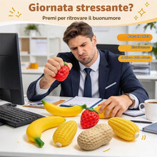 Carica l'immagine nel visualizzatore di Gallery, Squishy Set 4 Pezzi – Crunchy Squishy Erdbeere, Squishy Banane, Erdnuss Squishy, Squishy Morbidi a Rimbalzo Lento Antist