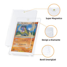 Carica l'immagine nel visualizzatore di Gallery, 10PCS Magnetic Trading Card Holder 35PT Bustine Protettive UV Protezione Custodie Porta Carta Trasparente Magnetiche Car