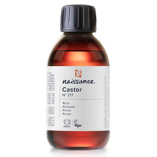 Naissance Olio di Ricino (No. 217) - 100ml - Pressato a Freddo, per Capelli, Ciglia, Sopracciglia, Barba, Unghie, Viso, Corpo