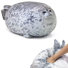 Carica l'immagine nel visualizzatore di Gallery, Foca Peluche Cuscino da Abbracciare, 30cm Carino Peluche Animale Paffuto, Regalo per Bambini &amp; Amici