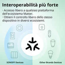 Carica l'immagine nel visualizzatore di Gallery, SONOFF Matter Interruttore intelligente, mini modulo Wifi fai-da-te, supporto Alexa, Google Home, 1 PACK, nessun cavo ri