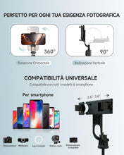 Carica l'immagine nel visualizzatore di Gallery, RISEOFLE 180cm Treppiede Smartphone, Bastone Selfie con Telecomando Wireless, Treppiede Portatile Estensibile per Smartphone Supporto Telefono Compatibile con iPhone/Samsung/GoPro/Camera