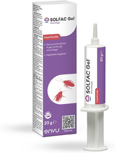 SOLFAC Bayer, Gel Scarafaggi, Insetticida, Pronto all'Uso, con Beccuccio di Precisione, Applicazione nelle Fessure ed Aree Nascoste, 20g