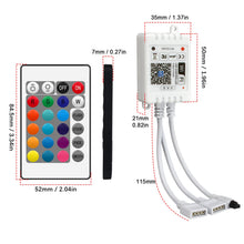 Carica l'immagine nel visualizzatore di Gallery, VIPMOON Controller Wifi Wireless Telecomando IR 12-24V a 24 Tasti 4Pin