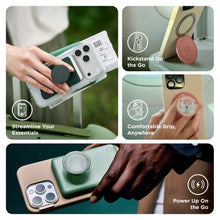 Carica l'immagine nel visualizzatore di Gallery, PopSockets Handygriff, selbstklebend- Blaue Felder
