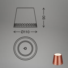 Carica l'immagine nel visualizzatore di Gallery, BRILONER - Lampada da bottiglia a LED dimmerabile, attacco per lampada da bottiglia a LED, lampada da comodino dimmerabi