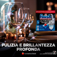 Carica l'immagine nel visualizzatore di Gallery, Finish Ultimate Infinity Shine Pastiglie Lavastoviglie, 100 Capsule Lavastoviglie al Limone, Pastiglie per Lavastoviglie