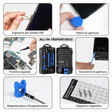 Carica l'immagine nel visualizzatore di Gallery, OSDUE Set di 124 Cacciaviti Precisione per Switch PS4 Xbox PC Laptop, Blu