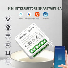 Carica l'immagine nel visualizzatore di Gallery, Interruttore WiFi intelligente programmabile 2,4 GHz, compatibile con Tuya, Google Home, Alexa, SmartLife, SmartThings, 