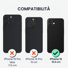 Carica l'immagine nel visualizzatore di Gallery, kwmobile Cover per iPhone 16 Custodia - Back Case per Smartphone in Silicone TPU - Protezione Gommata - rosso rabarbaro