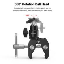 Carica l'immagine nel visualizzatore di Gallery, SMALLRIG Super Clamp Mount con Adattatore Artiglio a Sfera e Cool Morsetto - 1124