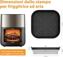 Carica l'immagine nel visualizzatore di Gallery, GRIFEMA Teglia Silicone Friggitrice Aria 2 Pezzi 5-8L per COSORI Ninja