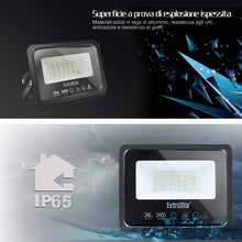 Carica l'immagine nel visualizzatore di Gallery, EXTRASTAR Faretti a LED per esterni Potenti luci a LED per esterni IP65, giardino, patio, parco, garage,2 Pezzi (3000K, 