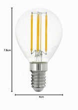 Carica l'immagine nel visualizzatore di Gallery, EGLO Lampadina LED E14 dimmerabile, a forma di goccia, per illuminazione