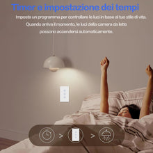 Carica l&#39;immagine nel visualizzatore di Gallery, UseeLink Interruttore luce intelligente Matter, interruttore intelligente, interruttore luce Alexa, funziona con Alexa, Apple Home, Google Home e SmartThingss, Richiede Matter Hub (3 Gang)