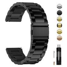 Carica l'immagine nel visualizzatore di Gallery, Fullmosa Cinturino 22mm 20mm 18mm Orologio Acciaio Inox a Sgancio Rapido