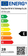 Carica l'immagine nel visualizzatore di Gallery, Striscia LED da 20 m, bianco freddo, 6500 K, dimmerabile, 24 V, autoadesiva, flessibile, fai da te, 960 LED, super lumin