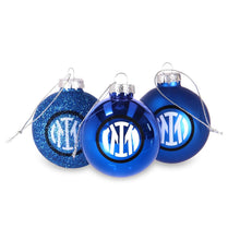 Carica l'immagine nel visualizzatore di Gallery, Inter - Set di 6 Palline di Natale Premium - Decorazione natalizia ideale come regalo e per tutti i tifosi Inter