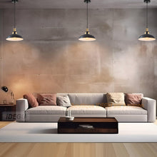 Carica l'immagine nel visualizzatore di Gallery, iDEGU 2 Pezzi Lampadario a Sospensione Vintage Industriale 27cm Plafoniera in Metallo E27 Lampadario Soffitto Retro Lamp