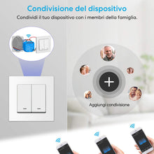 Carica l'immagine nel visualizzatore di Gallery, LoraTap Interruttore WiFi Alexa, Relè Smart Controllo App Smart Life, On/Off Controllo Manuale con Interruttore a Parete