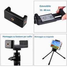 Carica l'immagine nel visualizzatore di Gallery, Supporto per smartphone a sgancio rapido montaggio a morsetto