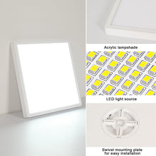 Carica l'immagine nel visualizzatore di Gallery, DELIPOP LED Plafoniera Dimmerabile con Telecomando, 24W 3000-6500K RGB