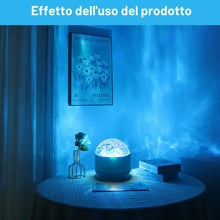 Carica l'immagine nel visualizzatore di Gallery, Lampada Aurora Boreale Proiettore Stelle Soffitto Proiettore Aurora Boreale con 16 Effetti di Illuminazione/Telecomando 