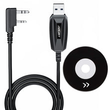 Carica l&#39;immagine nel visualizzatore di Gallery, JUCJET Walkie Talkie Cavo di programmazione USB a 2 pin, compatibile con radio Baofeng serie JUCJET UV-5R UV-5RE BF-88E BF-888S Sistema informatico compatibile WinXP / Win7 / Win8 / Win10 (1 pezzo)