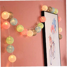 Carica l'immagine nel visualizzatore di Gallery, Ciskotu Ghirlanda Luminosa Cotone LED Con spina, 3,8M 20 Palline Decorativ Catena Luminoso Interno LED, Ghirlanda Lumino