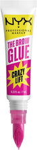 Carica l'immagine nel visualizzatore di Gallery, NYX Professional Makeup The Brow Glue Crazy Lift Gel Sopracciglia, Sopracciglia Effetto Laminazione e Fissate, Fino a 24h di Tenuta, Resistente al Sudore, Formula Vegana, 7 ml